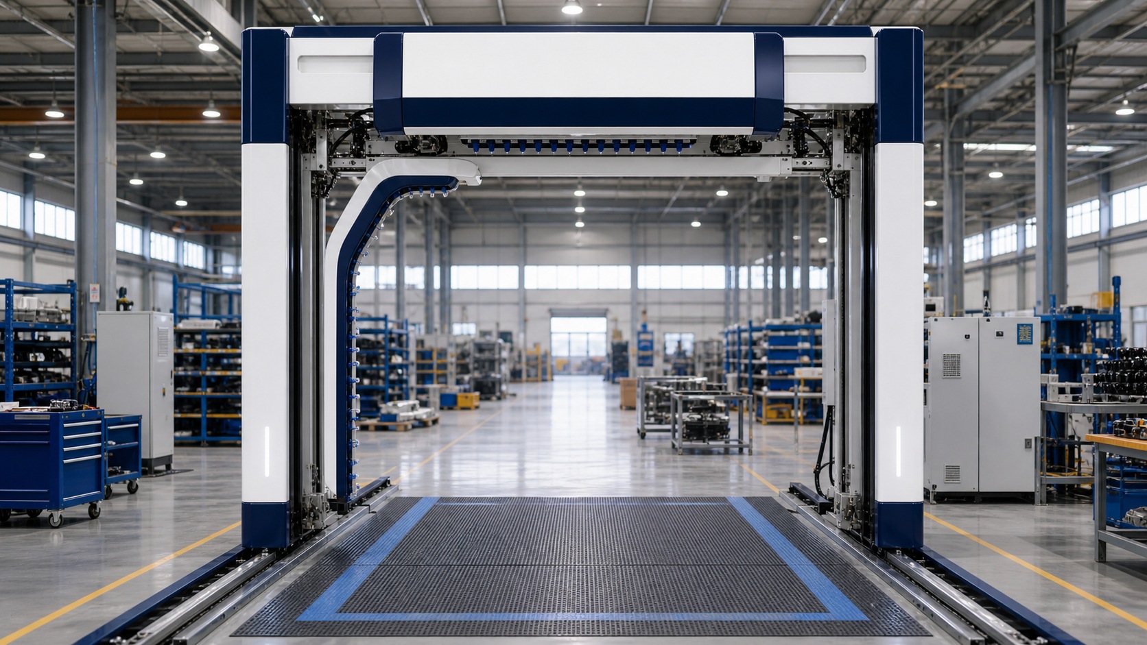 Automatic gantry wash equipment
