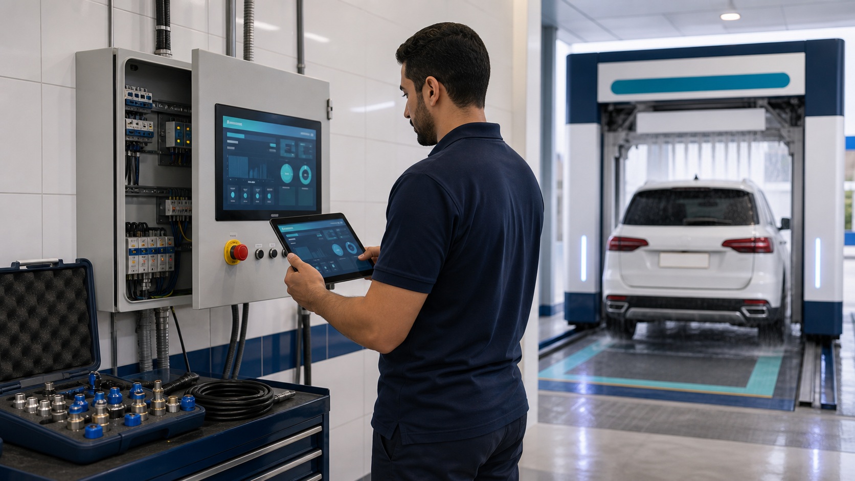 Automatic wash spare parts and service readiness
